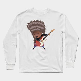 porcupine rocker chick Long Sleeve T-Shirt